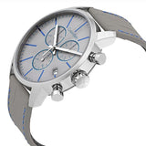 Calvin Klein City Chronograph White Dial White Leather Strap Watch for Men - K2G271Q4 Buy Now By Calvin Klein