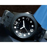 Marc Jacobs Pelly Black Dial Black Silicone Strap Watch for Women - MBM2528 Buy Now By Marc Jacobs