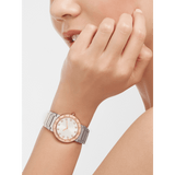 Bvlgari Bvlgari Bvlgari Lady Diamonds Silver Dial Silver Steel Strap Watch for Women - BVLGARI103577 Buy Now By Bvlgari