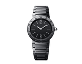 Bvlgari Bvlgari Lady Black Dial Black Steel Strap Watch for Women - BVLGARI103557 Buy Now By Bvlgari