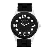 Marc Jacobs Pelly Black Dial Black Silicone Strap Watch for Women - MBM2544 Buy Now By Marc Jacobs