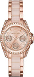 Michael Kors Blair Rose Gold Dial Two Tone Steel Strap Watch for Women - MK6175 Buy Now By Michael Kors