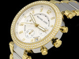 Michael Kors Parker Chronograph Silver Dial Two Tone Steel Strap Watch For Women - MK5687 Buy Now By Michael Kors