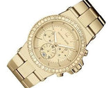 Michael Kors Dylan Quartz Gold Dial Gold Steel Strap Watch For Women - MK5861 Buy Now By Michael Kors