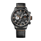 Tommy Hilfiger Trent Multifunction Black Dial Black Leather Strap Watch for Men - 1791136 Buy Now By Tommy Hilfiger