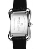 Maurice Lacroix Fiaba Black Dial with Diamonds Black Leather Strap Watch for Women - DV5012-SD531-350 Buy Now By Maurice Lacroix