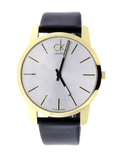 Calvin Klein City Silver Dial Black Leather Strap Watch For Men - K2G21520 Buy Now By Calvin Klein