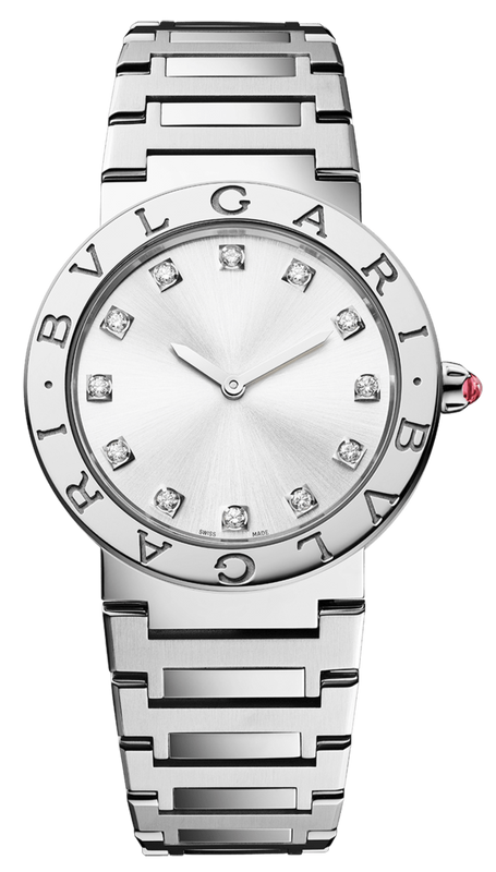 Bvlgari Bvlgari Bvlgari Lady Diamonds Silver Dial Silver Steel Strap Watch for Women - BVLGARI103696 Buy Now By Bvlgari