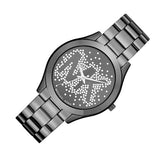 Michael Kors Slim Runway Black Dial Black Steel Strap Watch for Women - MK3589 Buy Now By Michael Kors
