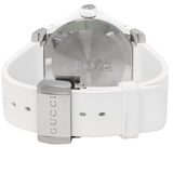 Gucci Dive Quartz White Dial White Rubber Strap Watch For Men - YA136337 Buy Now By Gucci