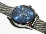 Hugo Boss Jet Blue Dial Silver Mesh Bracelet Watch for Men - 1513441 Buy Now By Hugo Boss