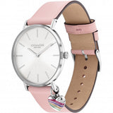 Coach Perry White Dial Pink Leather Strap Watch for Women - 14503118 Buy Now By Coach