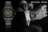 Michael Kors Bayville Chronograph Black Dial Black Steel Strap Watch For Men - MK8750 Buy Now By Michael Kors