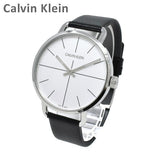 Calvin Klein Even Silver Dial Black Leather Strap Watch for Men - K7B211CY Buy Now By Calvin Klein