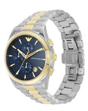 Emporio Armani Paolo Chronograph Blue Dial Two Tone Steel Strap Watch For Men - AR11579 Buy Now By Emporio Armani