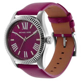 Michael Kors Lexington Quartz Fuchsia Dial Fuchsia Leather Strap Watch For Women - MK4749 Buy Now By Michael Kors
