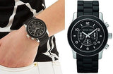 Michael Kors Runway Black Dial Black Rubber Strap Watch for Men - MK8107 Buy Now By Michael Kors