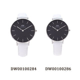 Daniel Wellington Classic Petite Bondi Black Dial White Leather Strap Watch for Women - DW00100286 Buy Now By Daniel Wellington