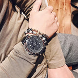 Guess Pursuit Chronograph Brown Dial Brown Leather Strap Watch for Men - W0500G3 Buy Now By Guess