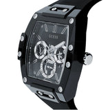 Guess Phoenix Multifunction Black Dial Black Rubber Strap Watch for Men - GW0203G3 Buy Now By Guess