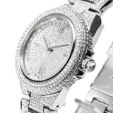 Michael Kors Camille Crystal Pave Dial Silver Steel Strap Watch for Women - MK5869 Buy Now By Michael Kors