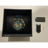 Marc Jacobs Rock Chronograph Green Dial Green Silicone Strap Watch for Women - MBM2597 Buy Now By Marc Jacobs
