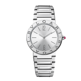 Bvlgari Bvlgari Lady Silver Dial Silver Steel Strap Watch for Women - BVLGARI103575 Buy Now By Bvlgari