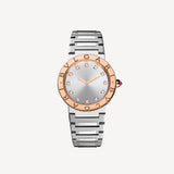 Bvlgari Bvlgari Bvlgari Lady Diamonds Silver Dial Silver Steel Strap Watch for Women - BVLGARI103577 Buy Now By Bvlgari