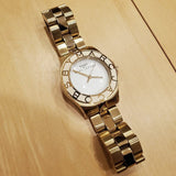Marc Jacobs Blade White Dial Gold Steel Strap Watch for Women - MBM3050 Buy Now By Marc Jacobs