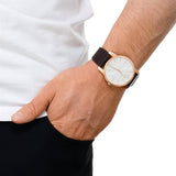Calvin Klein City Silver Dial Brown Leather Strap Watch For Men - K2G21629 Buy Now By Calvin Klein
