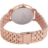 Coach Delancey White Dial Rose Gold Steel Strap Watch for Women - 14502262 Buy Now By Coach