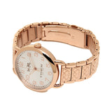 Coach Delancey White Dial Rose Gold Steel Strap Watch for Women - 14502497 Buy Now By Coach