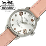 Coach Tatum White Dial Pink Leather Strap Watch For Women - 14502799 Buy Now By Coach