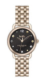 Coach Delancey Black Dial Gold Stainless Steel Strap Watch For Women - 14502813 Buy Now By Coach