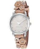 Coach Perry White Dial Brown Floral Leather Strap Watch for Women - 14502873 Buy Now By Coach