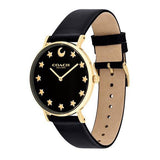 Coach Perry Black Dial Black Leather Strap Watch for Women - 14503042 Buy Now By Coach