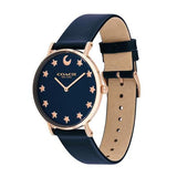 Coach Perry Navy Blue Dial Blue Leather Strap Watch for Women - 14503043 Buy Now By Coach