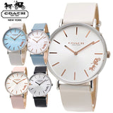Coach Perry White Dial Pink Leather Strap Watch for Women - 14503118 Buy Now By Coach
