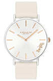 Coach Perry White Dial White Leather Strap Watch for Women - 14503117 Buy Now By Coach