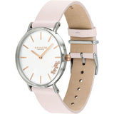 Coach Perry White Dial Pink Leather Strap Watch for Women - 14503118 Buy Now By Coach