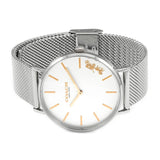 Coach Perry White Dial Silver Mesh Bracelet Watch for Women - 14503124 Buy Now By Coach