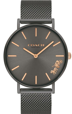 Coach Perry Grey Dial Grey Mesh Bracelet Watch for Women - 14503127 Buy Now By Coach