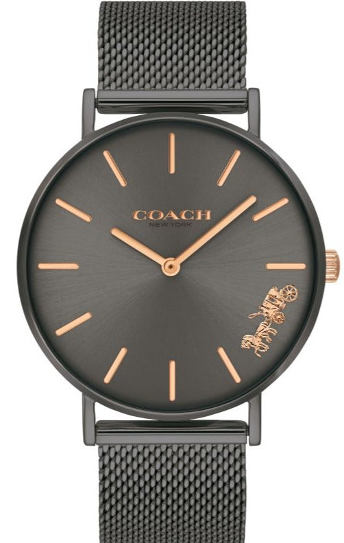 Coach Perry Grey Dial Grey Mesh Bracelet Watch for Women - 14503127 Buy Now By Coach