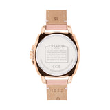Coach Boyfriend Mother of Pearl White Dial Pink Leather Strap Watch for Women - 14503151 Buy Now By Coach