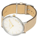 Coach Perry White Dial Beige Leather Strap Watch for Women - 14503157 Buy Now By Coach