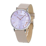 Coach Perry Mother of Pearl Dial Light Grey Leather Strap Watch for Women - 14503245 Buy Now By Coach