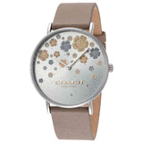 Coach Perry Quartz Silver Dial Brown Leather Strap Watch for Women - 14503326 Buy Now By Coach