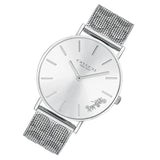 Coach Perry Silver Dial Silver Mesh Bracelet Watch for Women - 14503341 Buy Now By Coach