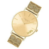 Coach Perry Gold Dial Gold Mesh Bracelet Watch for Women - 14503342 Buy Now By Coach