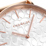Coach Perry Silver Dial Rose Gold Mesh Bracelet Watch for Women - 14503386 Buy Now By Coach